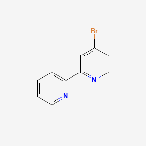 4-Bromo-2,2'-bipyridine structure, CAS 14162-95-9