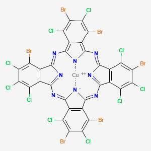 Pigment Green 36 structure, CAS 14302-13-7