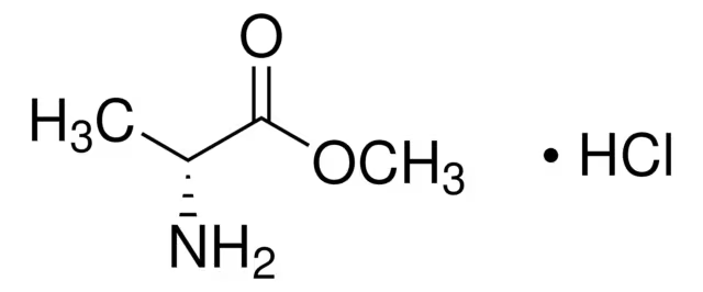 Methyl D-alaninate hydrochloride structure, CAS 14316-06-4