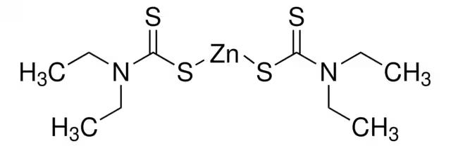 Ethyl ziram structure, CAS 14324-55-1