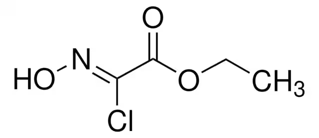 Ethyl 2-chloro-2-(hydroxyimino)acetate structure, CAS 14337-43-0
