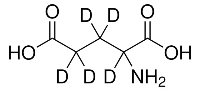 D-Glutamic-2,3,3,4,4-D5 acid structure, CAS 14341-88-9
