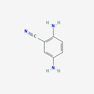 2,5-Diaminobenzonitrile structure, CAS 14346-13-5