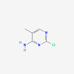 4-Amino-2-chloro-5-methylpyrimidine structure, CAS 14394-70-8