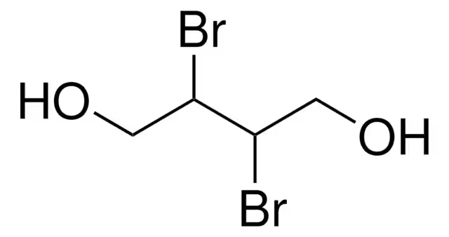1,4-Dibromo-2,3-butanediol structure, CAS 14396-65-7
