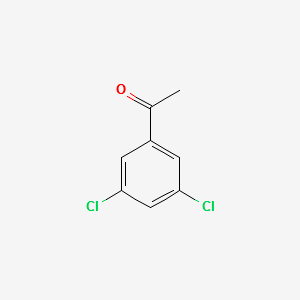 3',5'-Dichloroacetophenone structure, CAS 14401-72-0