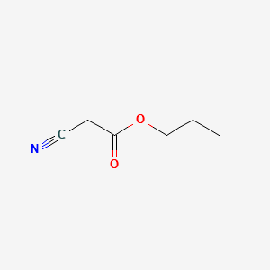 Propyl cyanoacetate structure, CAS 14447-15-5