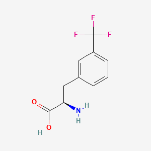 3-(Trifluoromethyl)-D-phenylalanine structure, CAS 14464-67-6