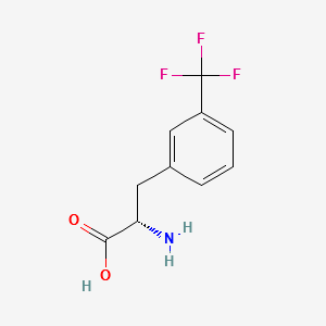 3-(Trifluoromethyl)-L-phenylalanine structure, CAS 14464-68-7