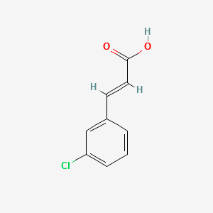 3-Chlorocinnamic acid structure, CAS 14473-90-6