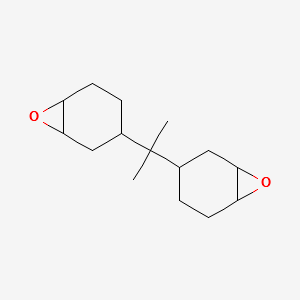 3,3'-(1-Methylethylidene)bis-7-oxabicyclo[4.1.0]heptane structure, CAS 14513-43-0