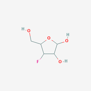 3-Deoxy-3-fluoro-D-xylofuranose structure, CAS 14537-01-0