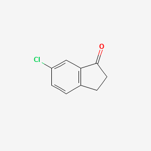 6-Chloro-1-indanone structure, CAS 14548-38-0