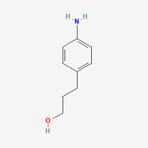 4-Aminobenzenepropanol structure, CAS 14572-92-0