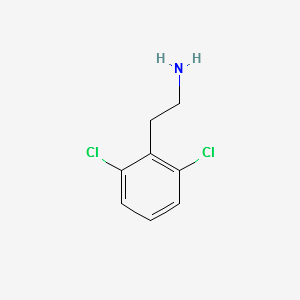 2,6-Dichlorophenethylamine structure, CAS 14573-23-0
