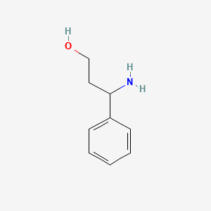 3-Amino-3-phenyl-1-propanol structure, CAS 14593-04-5