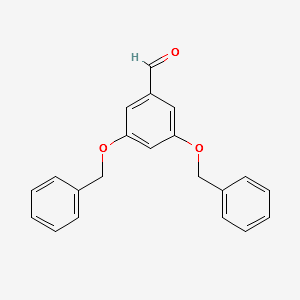 3,5-Dibenzyloxybenzaldehyde structure, CAS 14615-72-6