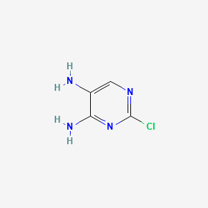 2-Chloropyrimidine-4,5-diamine structure, CAS 14631-08-4