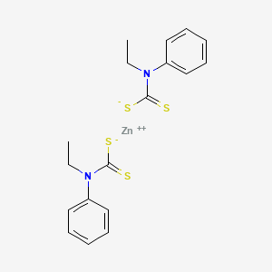 Zinc ethylphenyl dithiocarbamate structure, CAS 14634-93-6