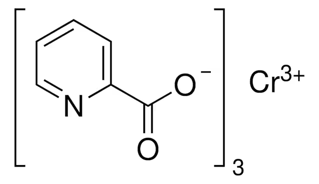 Chromium picolinate structure, CAS 14639-25-9