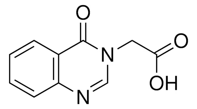 (4-Oxo-3(4H)-quinazolinyl)acetic acid structure, CAS 14663-53-7