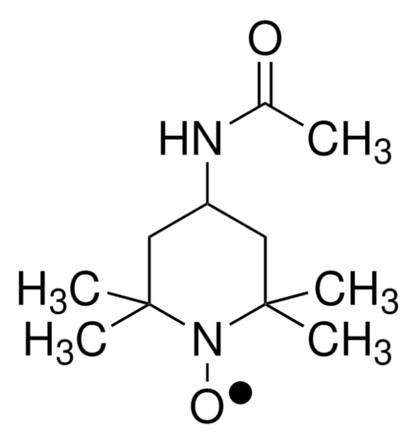 4-Acetylamino-2,2,6,6-tetramethylpiperidin-1-oxyl structure, CAS 14691-89-5