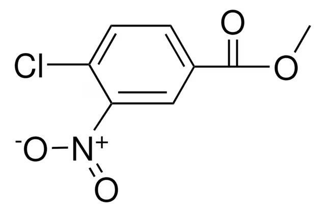 Methyl 4-chloro-3-nitrobenzoate structure, CAS 14719-83-6