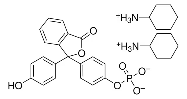 Phenolphthalein monophosphate dicyclohexylammonium salt structure, CAS 14815-59-9