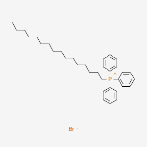 Hexadecyltriphenylphosphonium bromide structure, CAS 14866-43-4