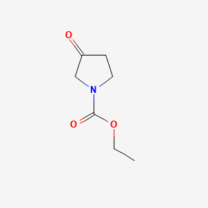 1-N-Ethoxycarbonyl-3-pyrrolidone structure, CAS 14891-10-2