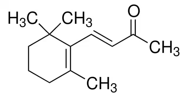 Irisone structure, CAS 14901-07-6
