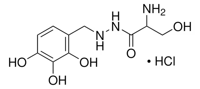 Benserazide hydrochloride structure, CAS 14919-77-8