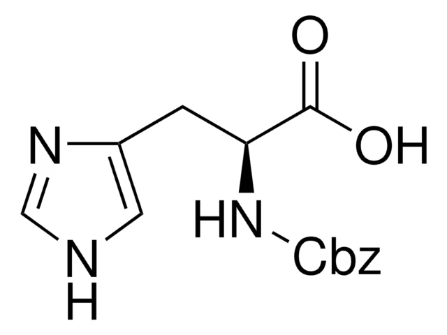 N-Cbz-L-histidine structure, CAS 14997-58-1