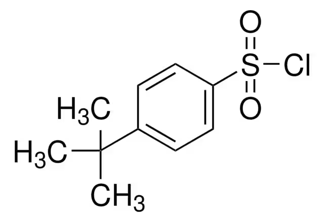 4-tert-Butylbenzenesulfonyl chloride structure, CAS 15084-51-2