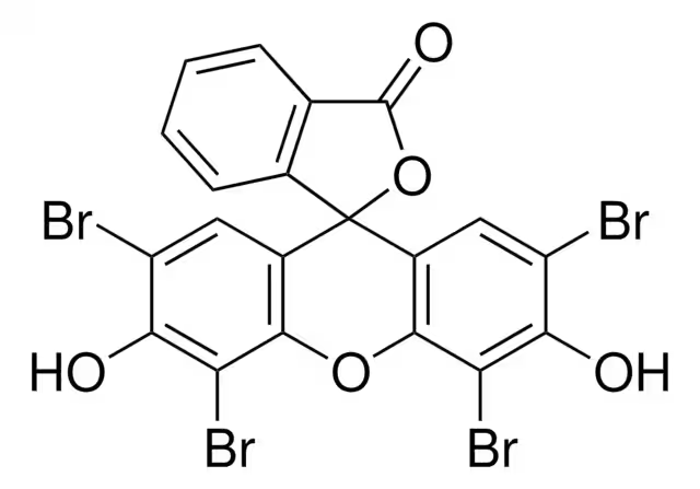 Solvent Red 43 structure, CAS 15086-94-9