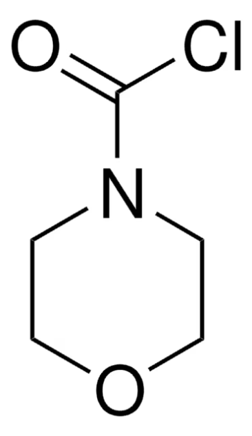 4-Morpholinecarbonyl chloride structure, CAS 15159-40-7