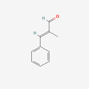 alpha-Methylcinnamylaldehyde structure, CAS 15174-47-7