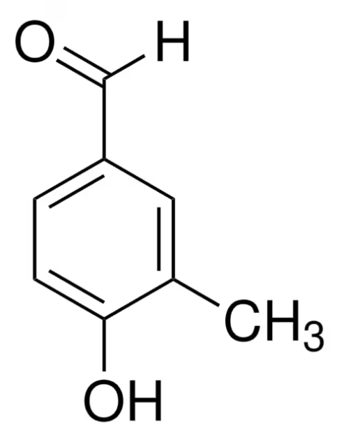 4-Hydroxy-3-methylbenzaldehyde structure, CAS 15174-69-3