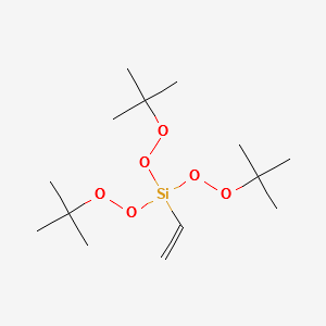 Tris(tert-butyldioxy)vinylsilane structure, CAS 15188-09-7