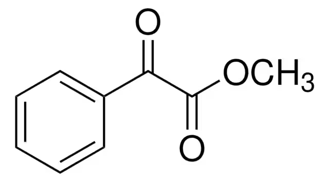 Methyl benzoylformate structure, CAS 15206-55-0