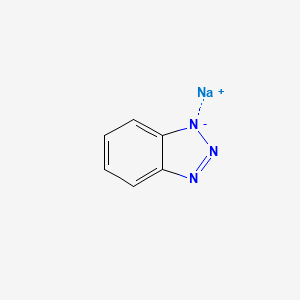 Sodium benzotriazolate structure, CAS 15217-42-2
