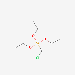 Chloromethyltriethoxysilane structure, CAS 15267-95-5