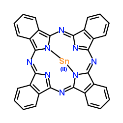 Tin(II) phthalocyanine structure, CAS 15304-57-1