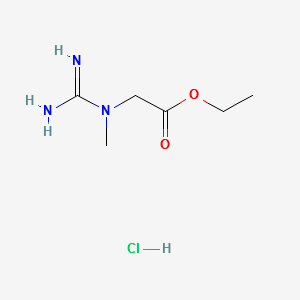 Creatine ethyl ester hydrochloride structure, CAS 15366-32-2