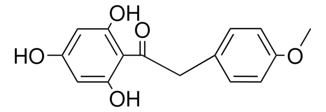 1-(2,4,6-Trihydroxyphenyl)-2-(4-methoxyphenyl)ethanone structure, CAS 15485-66-2
