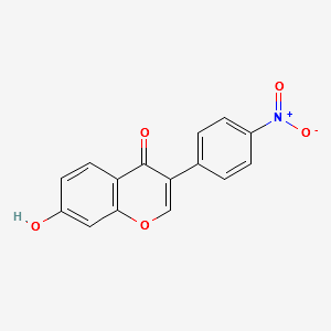 7-Hydroxy-4'-nitroisoflavone structure, CAS 15485-80-0