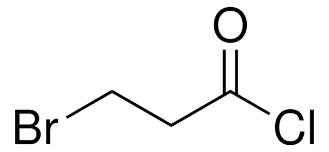 3-Bromopropionyl chloride structure, CAS 15486-96-1