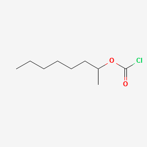 2-Octyl chloroformate structure, CAS 15586-11-5