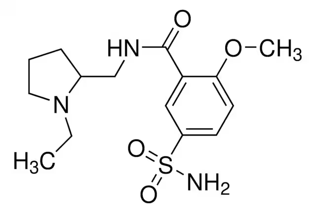 Sulpiride structure, CAS 15676-16-1