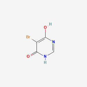5-Bromo-4,6-dihydroxypyrimidine structure, CAS 15726-38-2